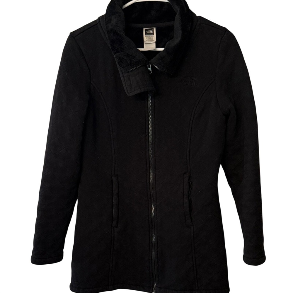 The North Face Black‎ Diamond Quilted Full Zip Jacket Womens Medium